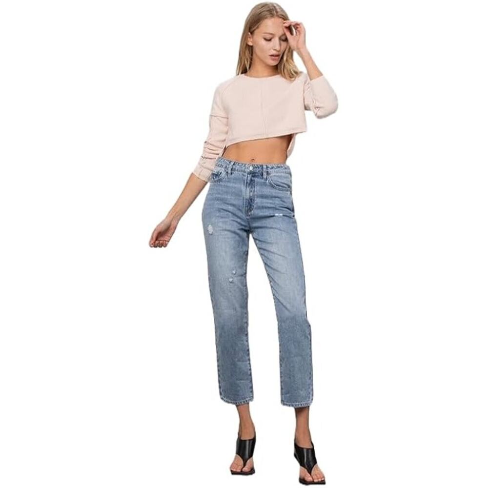 Insane Gene High Rise Ankle Length Straight Jeans - P1107 - Size 11/29